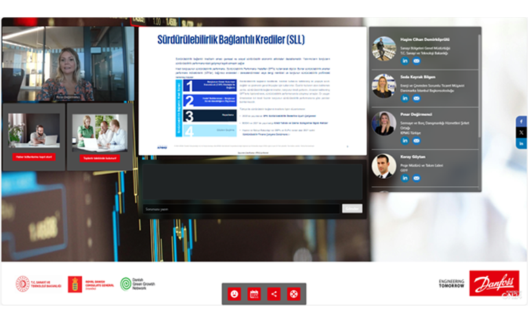 “Organize Sanayi Bölgelerini Karbondan Arındırma ve Yeşil Dönüşüm için Finansman Çözümleri” webinarında finansmana erişim alternatifleri konuşuldu