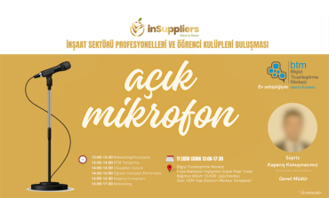 inSuppliers, inşaat sektörü profesyonellerini üniversite öğrenci kulüpleri ile buluşturuyor! Ama bu kez sahnede üniversite kulüp öğrencileri olacak!