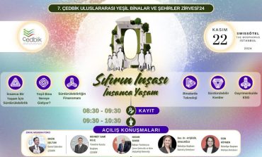 7. Uluslararası Yeşil Binalar ve Şehirler Zirvesi Yarın