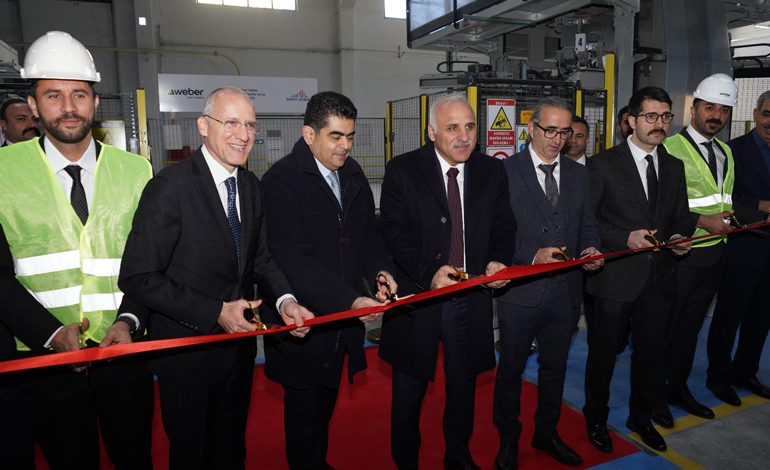 SAINT-GOBAIN WEBER TÜRKİYE 7. FABRİKASININ AÇILIŞI İLE BÜYÜMESİNE HIZ KAZANDIRIYOR