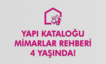 Yapı Kataloğu Mimarlar Rehberi 4 Yaşında!