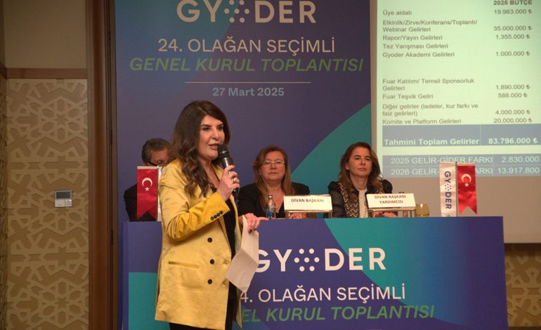 GYODER Başkanlığına yeniden Neşecan Çekici seçildi