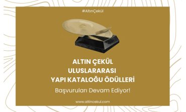 Altın Çekül Uluslararası Yapı Kataloğu Ödülleri'nde Başvurular Devam Ediyor!