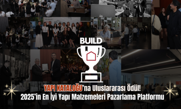 Yapı Kataloğu'na Uluslararası Ödül: 2025'in En İyi Yapı Malzemeleri Pazarlama Platformu