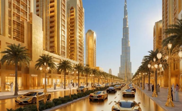 ALTIN TOZU” DEĞİL “ALTIN SOKAK” İLE DÜNYANIN ZİRVESİ DUBAİ!