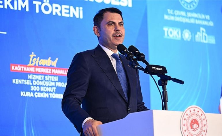 Bakan Kurum: Bayramdan sonra İstanbul’da 100 bin sosyal konutumuzun hak sahiplerini belirleyeceğiz