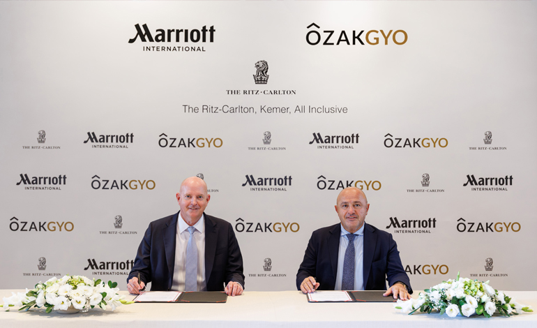 Özak GYO ve Marriott International’dan Türkiye Turizmine Değer Katacak Güçlü Hamle: “The Ritz-Carlton, Kemer, All Inclusive” için Anlaşma İmzalandı