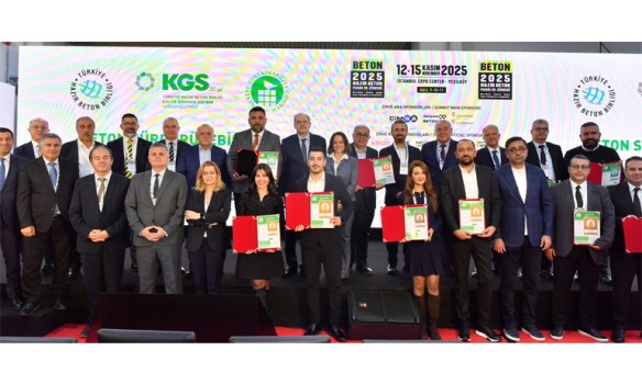 Beton Sürdürülebilirlik Konseyi (CSC) Sertifikası alan tesislere sertifikaları takdim edildi