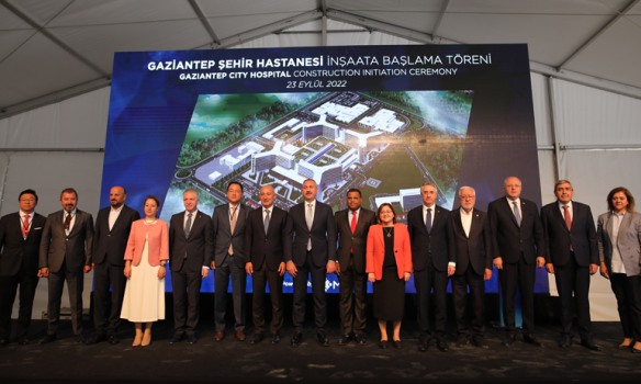 Gaziantep Şehir Hastanesi Temeli Ayma Töreni Yapıldı