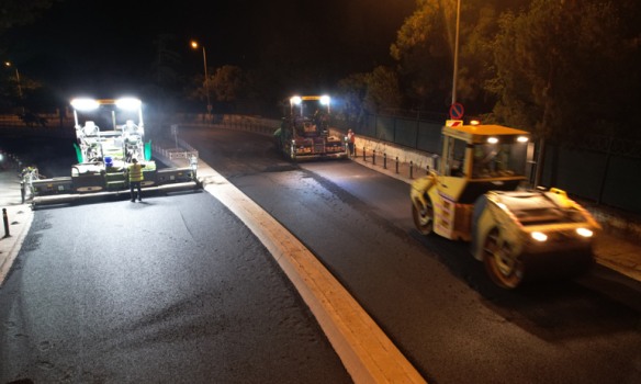 İBB, İSTANBUL'UN YOLLARINI YENİLEMEYE DEVAM EDİYOR