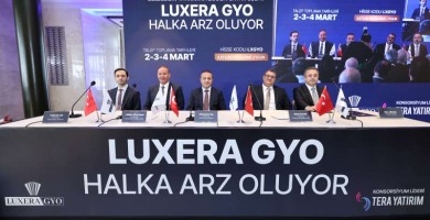 <strong>Luxera GYO büyümeyi borsaya taşıyor: </strong><strong>Halka arz gelirinin yüzde 85’i yeni projelere</strong>