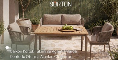 Balkon Mobilyası Seçimi: Açık Alanlarda Konforlu ve Dengeli Yaşam Alanları Oluşturma Rehberi