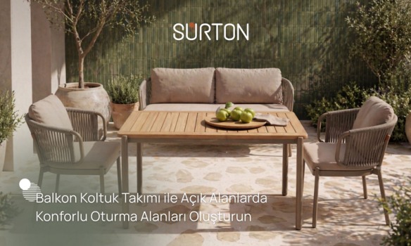 Balkon Mobilyası Seçimi: Açık Alanlarda Konforlu ve Dengeli Yaşam Alanları Oluşturma Rehberi